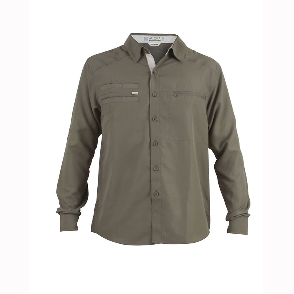 Camisa Outdoor HW Hombre Arizona Verde Oliva