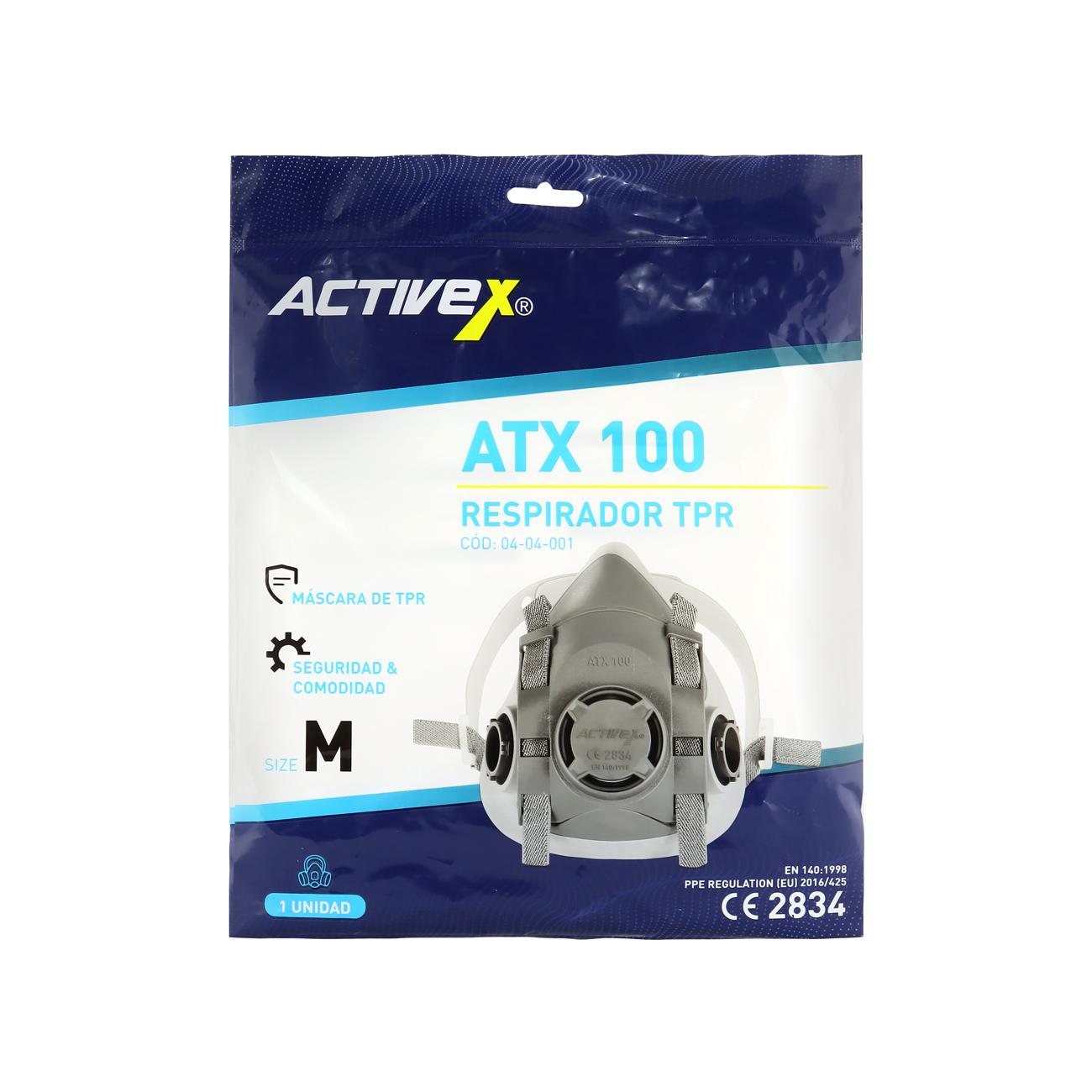 Respirador medio rostro Activex TPR ATX 100