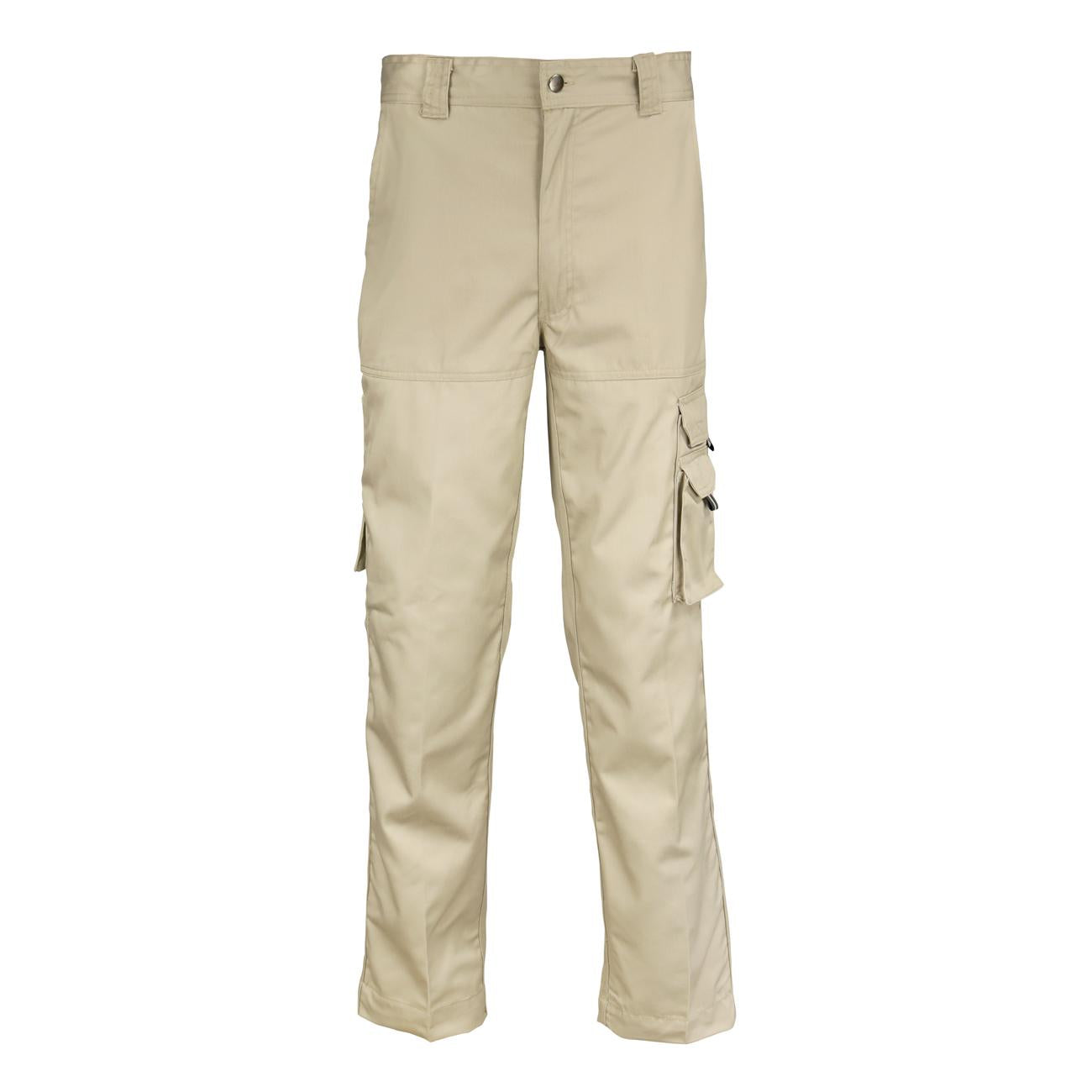 Pantalón Gabardina Cargo Beige UPF 50