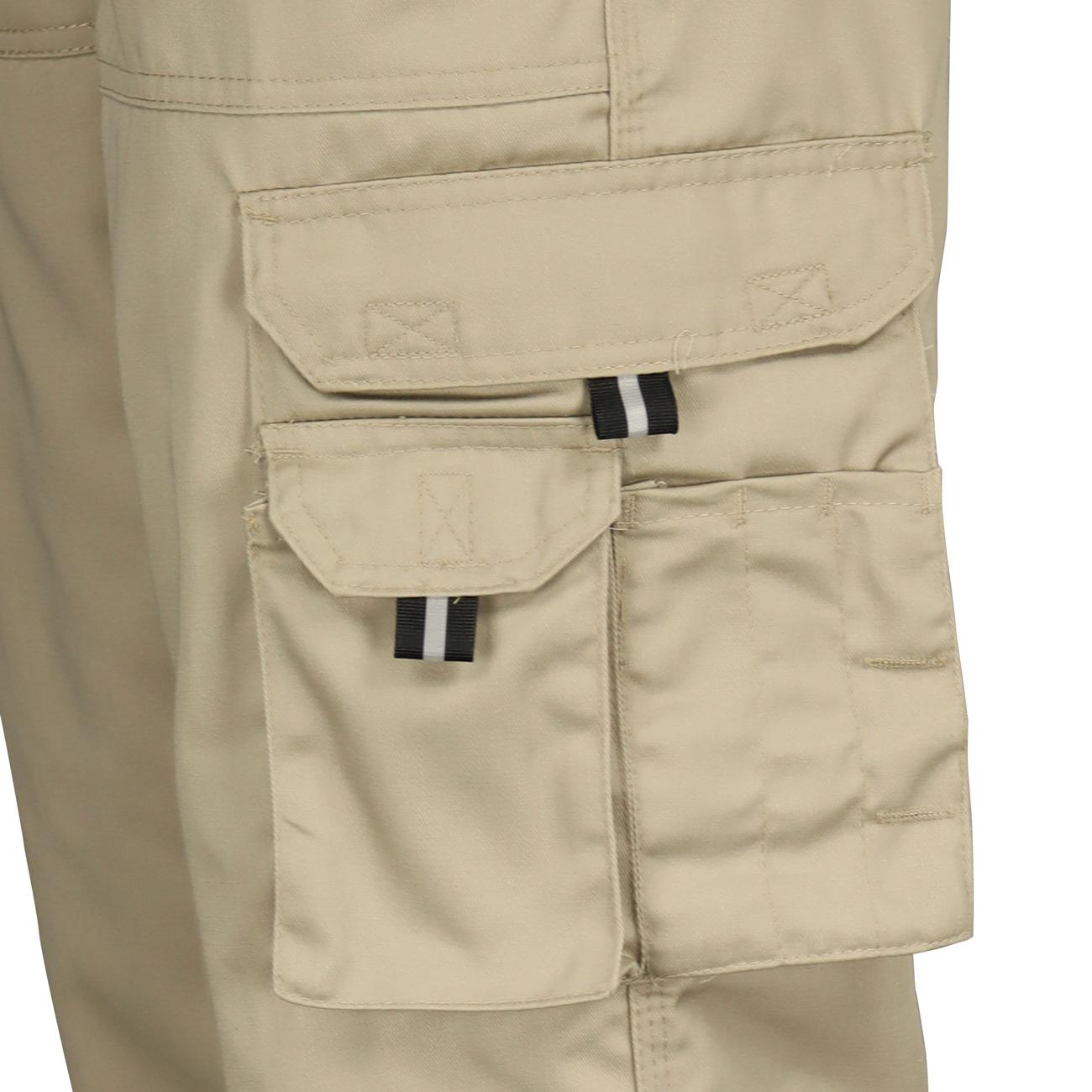 Pantalón Gabardina Cargo Beige UPF 50